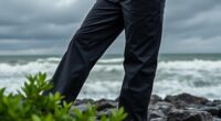 stylish waterproof rain pants