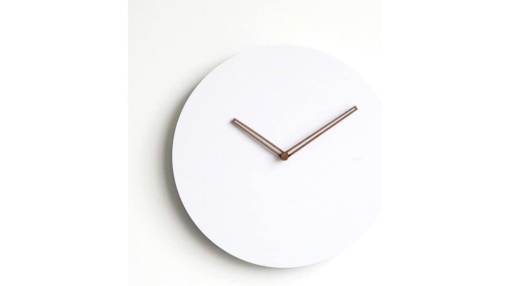 stylish wooden wall clock