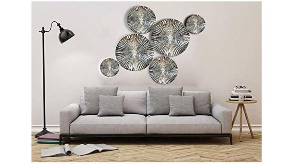 sunburst metal wall decor