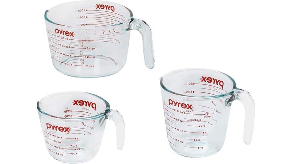 tempered glass measuring cups