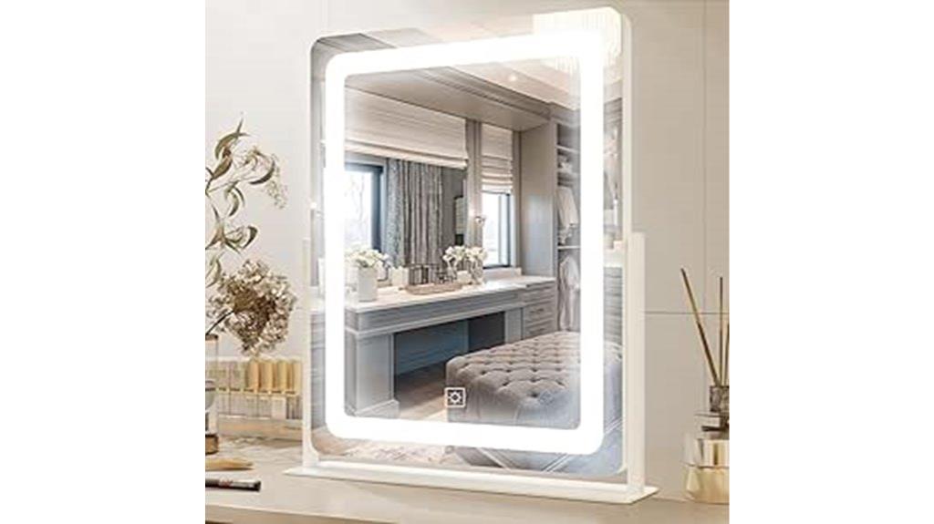 touch screen vanity mirror