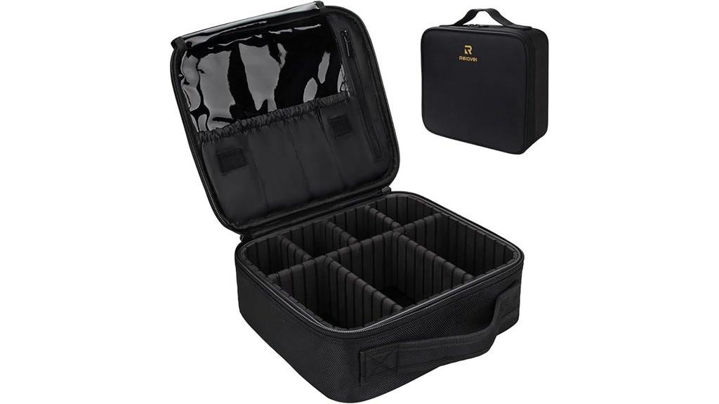 travel makeup case organizer