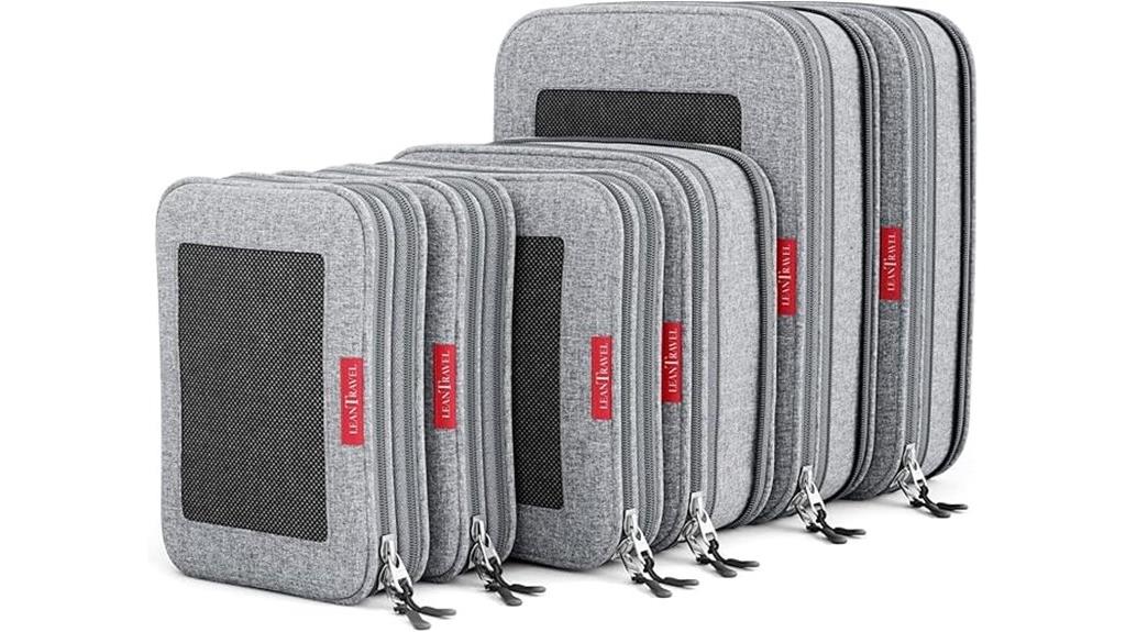 travel organization compression cubes