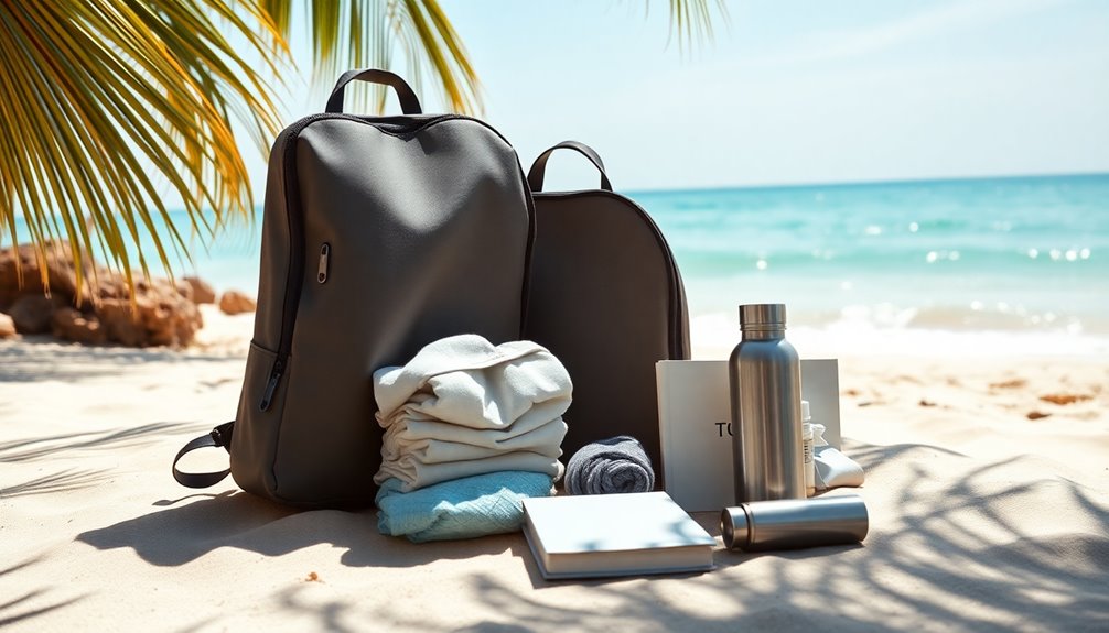 traveling with minimal baggage