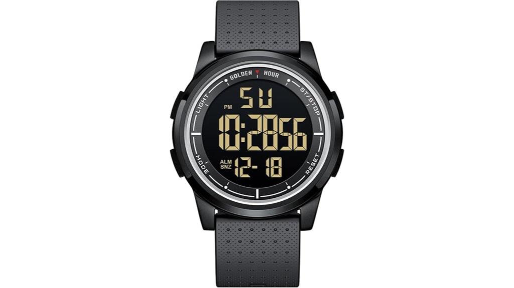 ultra thin waterproof digital watch