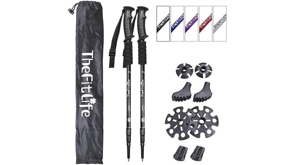 ultralight nordic walking poles