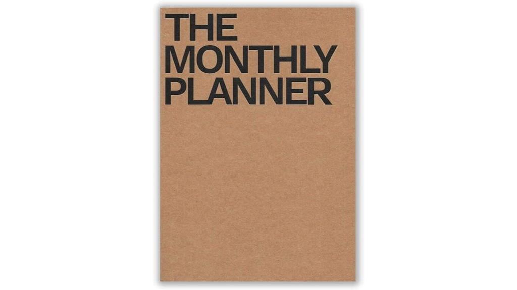 undated medium monthly planner
