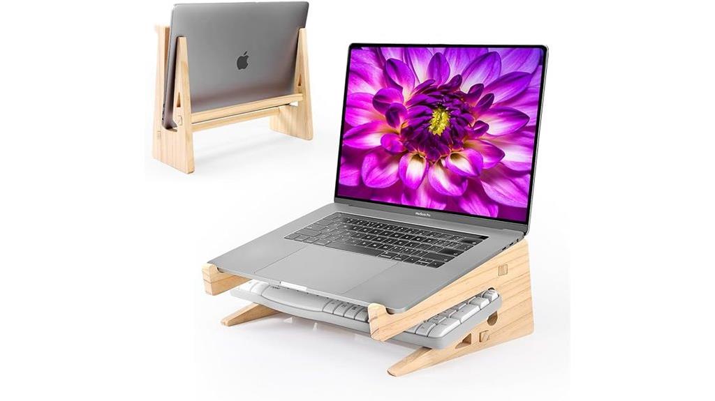 universal vertical laptop holder