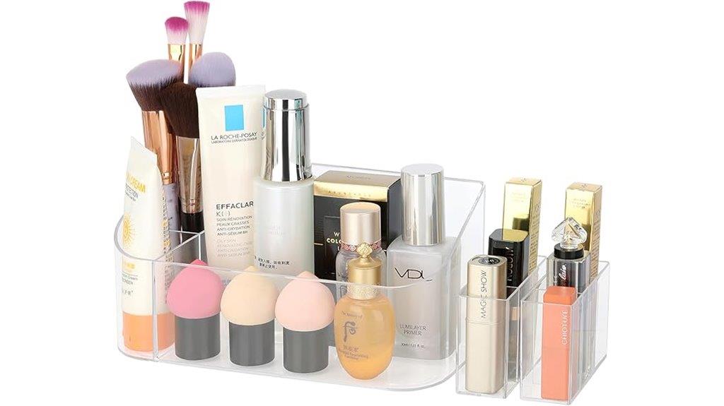 vanity makeup organizer tray