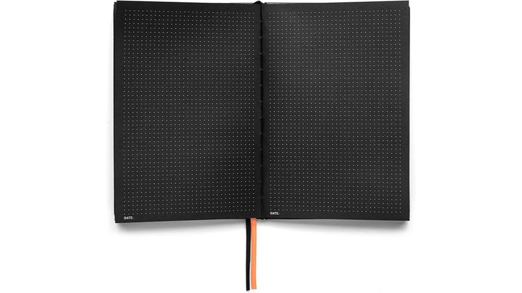 vegan leather dotted journal