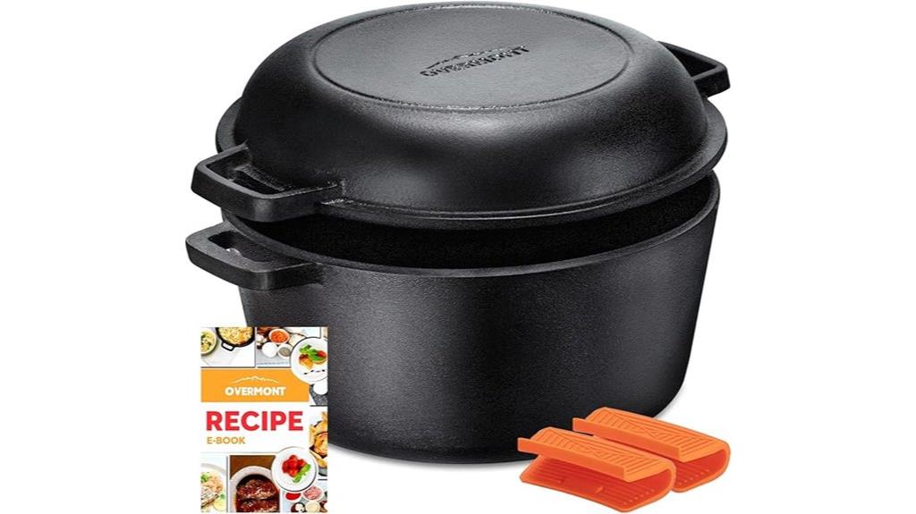 versatile dutch oven skillet