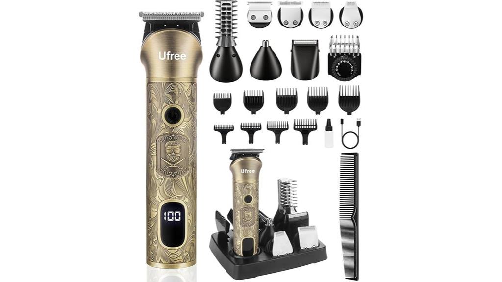 versatile grooming kit included