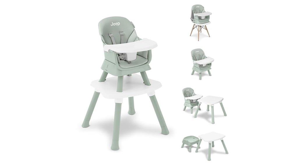 versatile high chair design