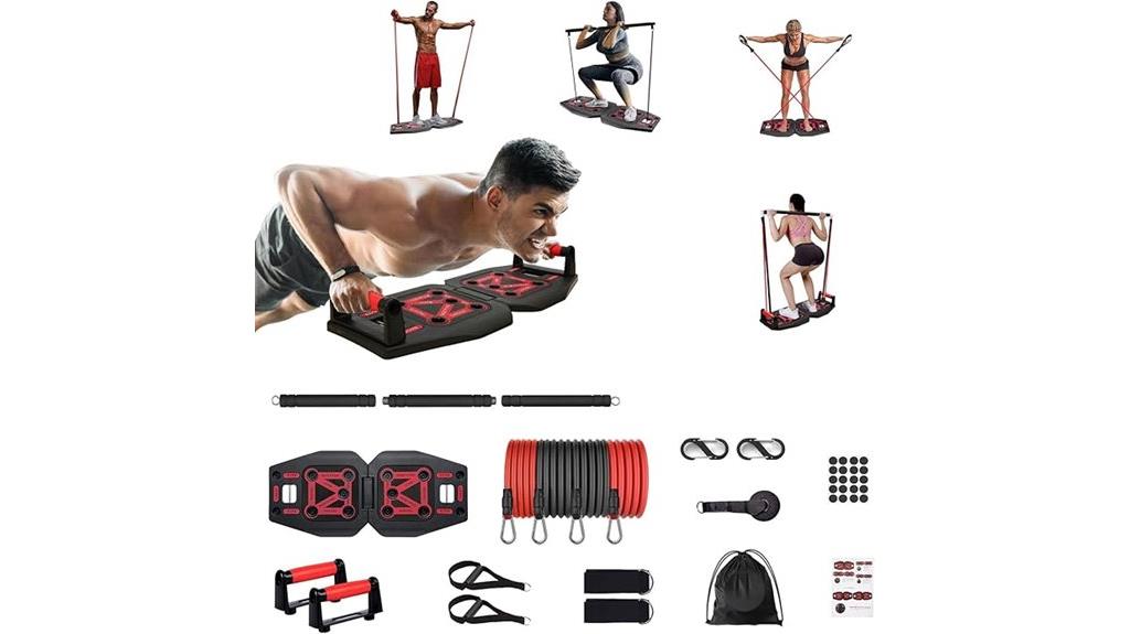 versatile portable workout system