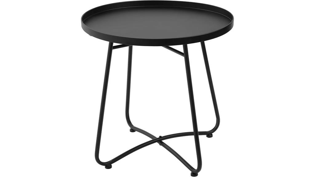 versatile round end table