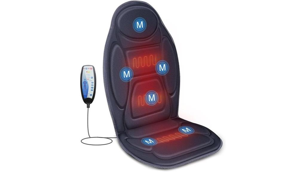 vibrating back massager with heat