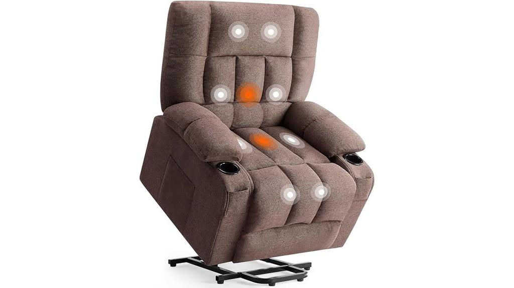vibrating heated recliner chair