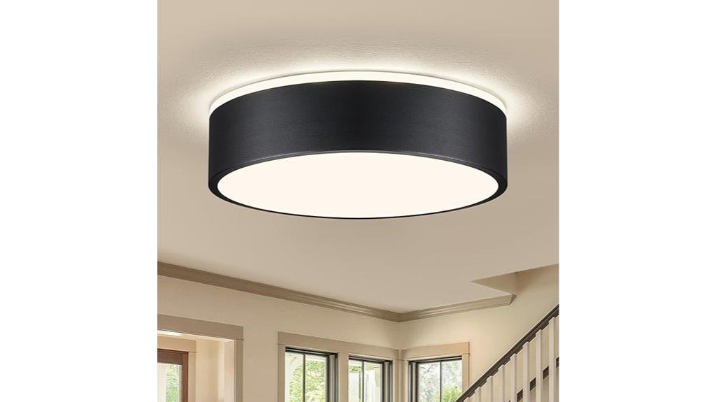vikaey black led fixture