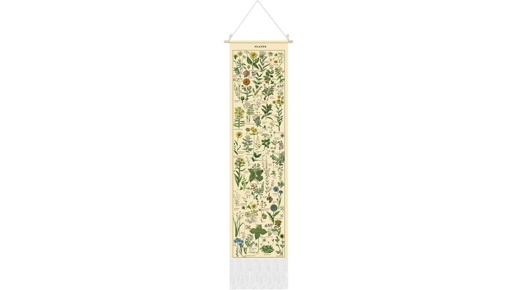 vintage botanical wall tapestry