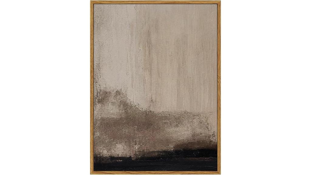 vintage framed abstract art