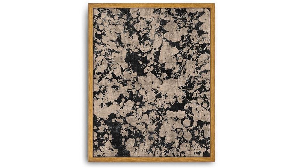 vintage framed canvas art