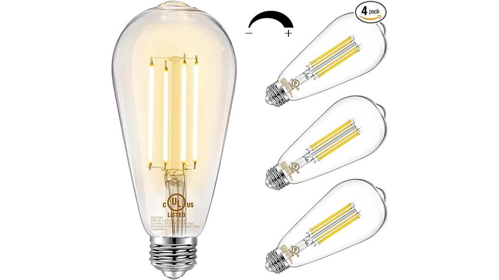 vintage led edison bulbs