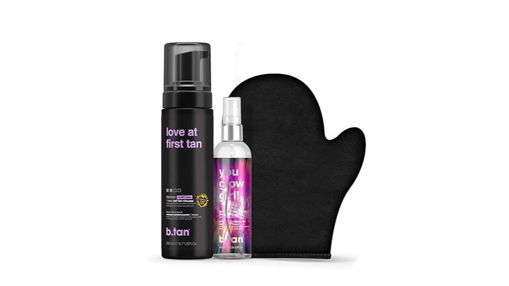 violet self tan kit