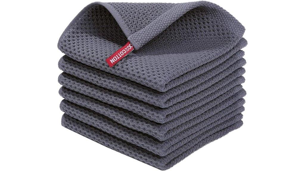 waffle weave dish cloths