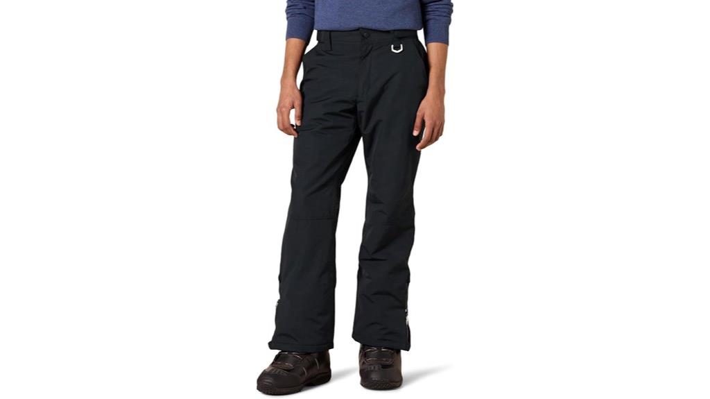water resistant insulated snow pants
