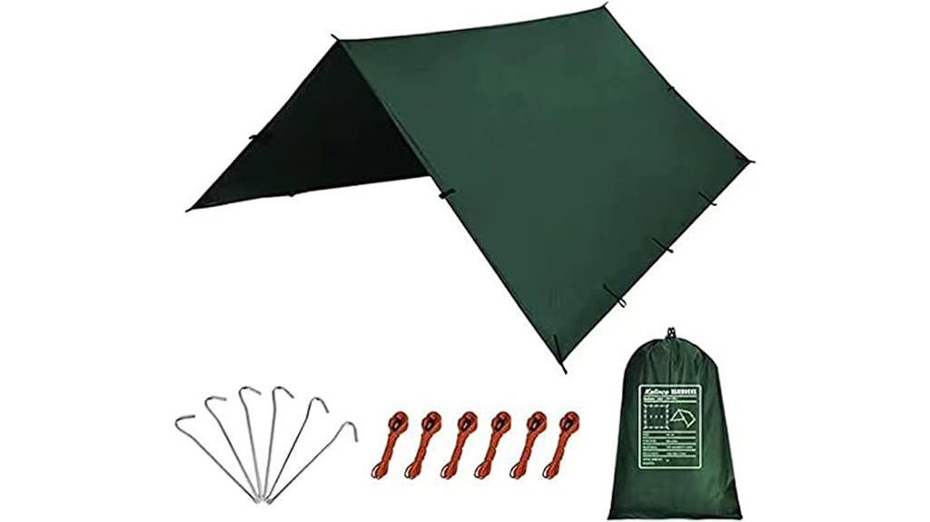 waterproof camping tarp fly