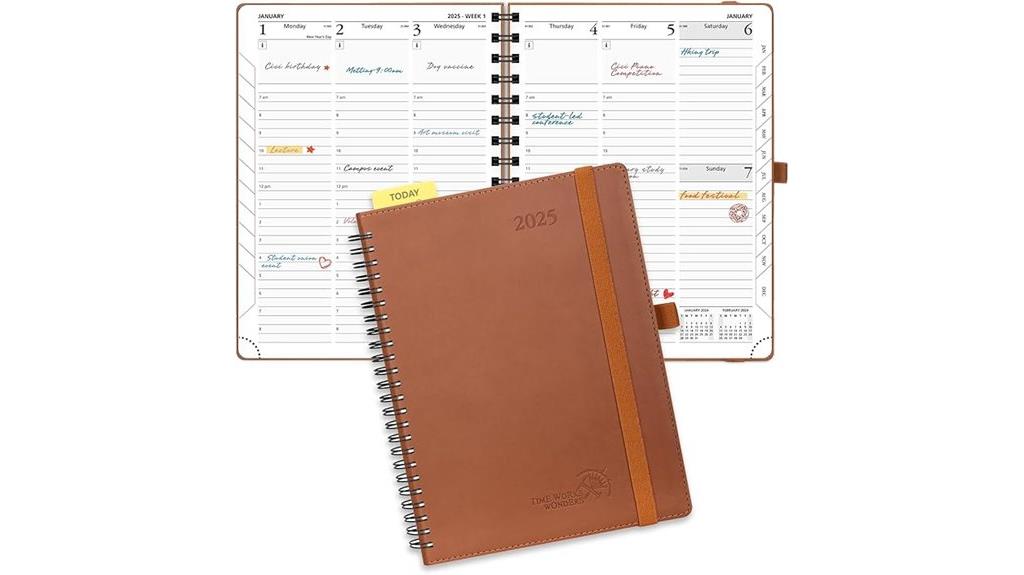weekly hourly scheduling planner