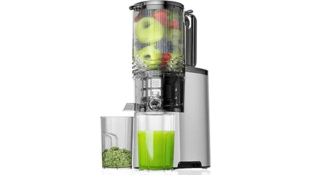 wide feed chute juicer