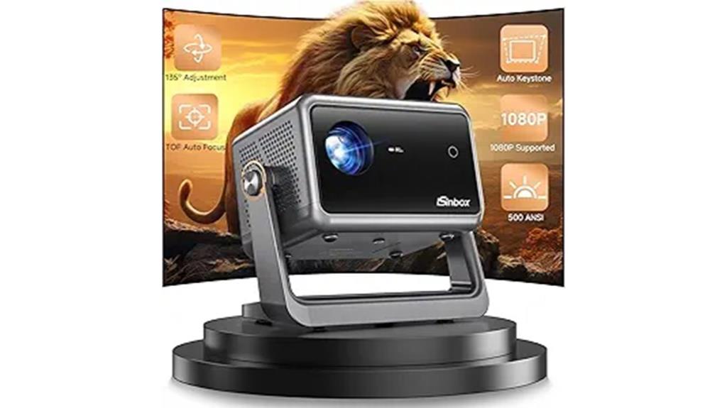 wifi6 bluetooth mini projector