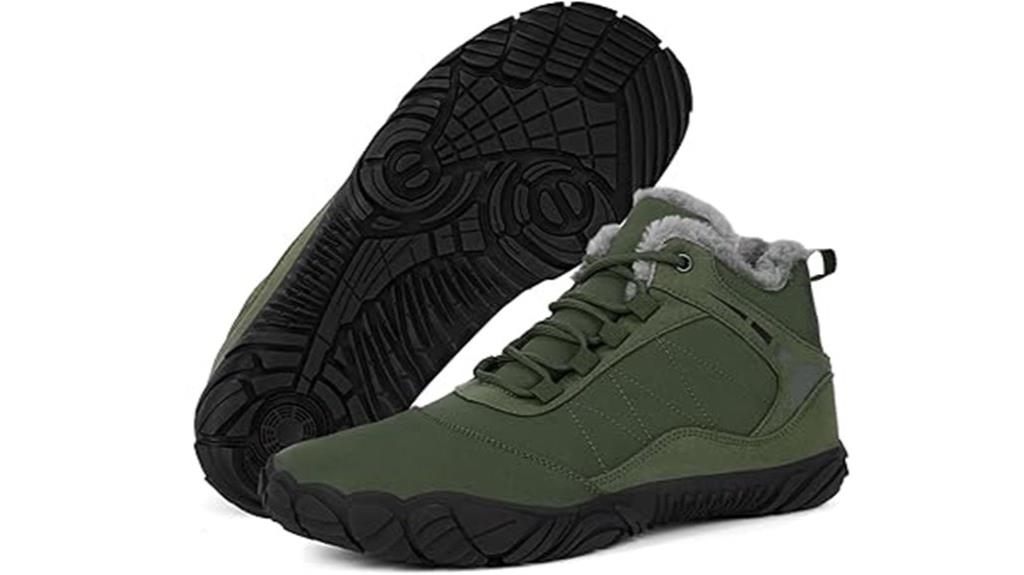 winter barefoot hiking shoes