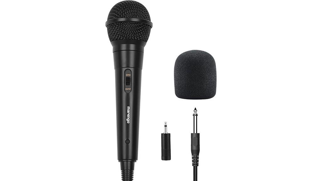 wired microphone with cable