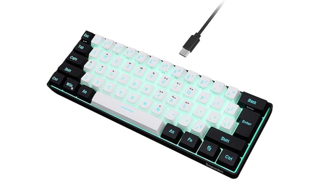 wired rgb gaming keyboard