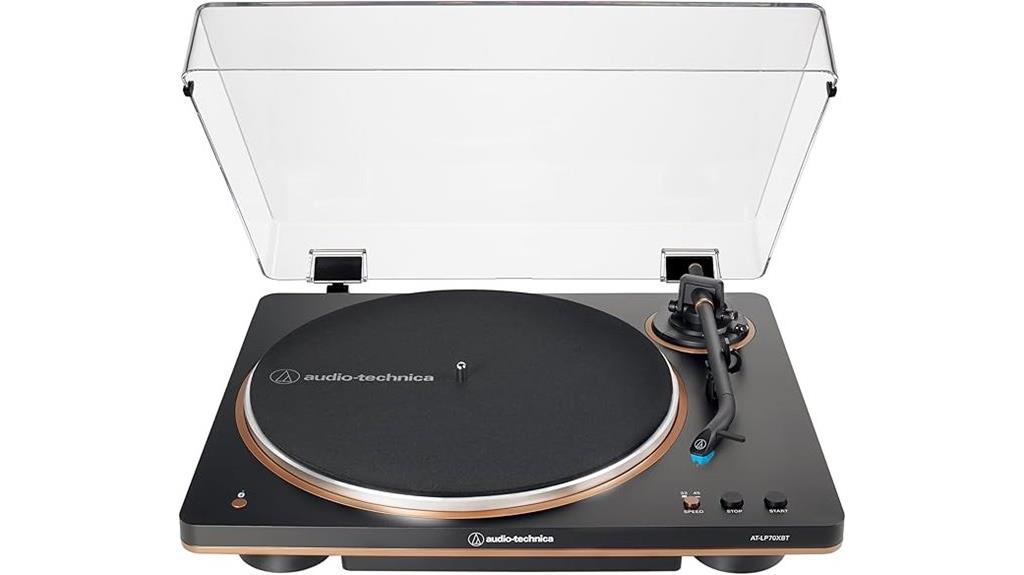 wireless black bronze turntable