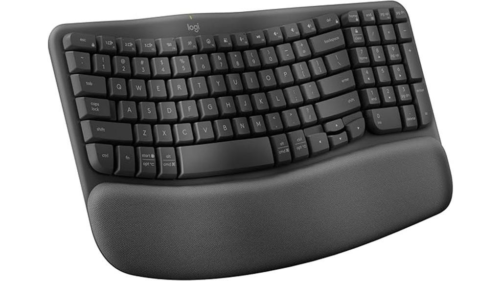 wireless ergonomic keyboard design