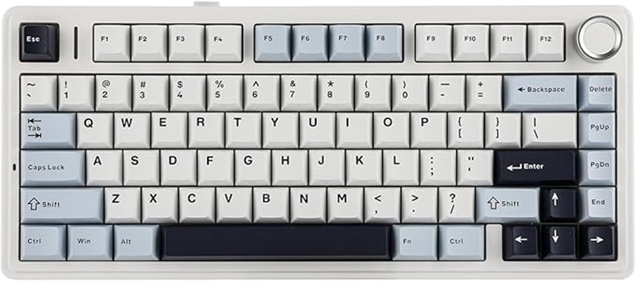 wireless hot swappable keyboard