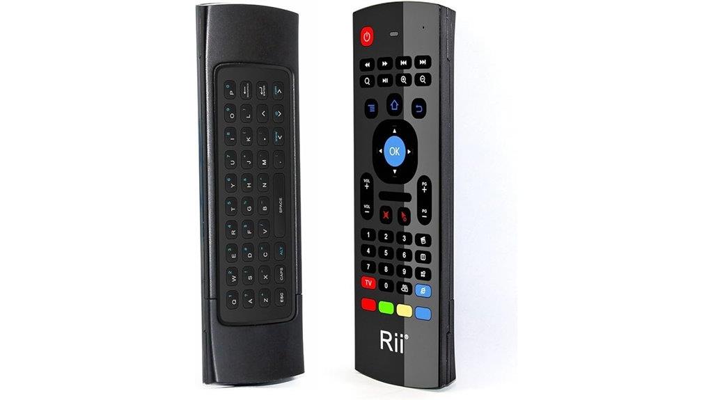 wireless keyboard and remote