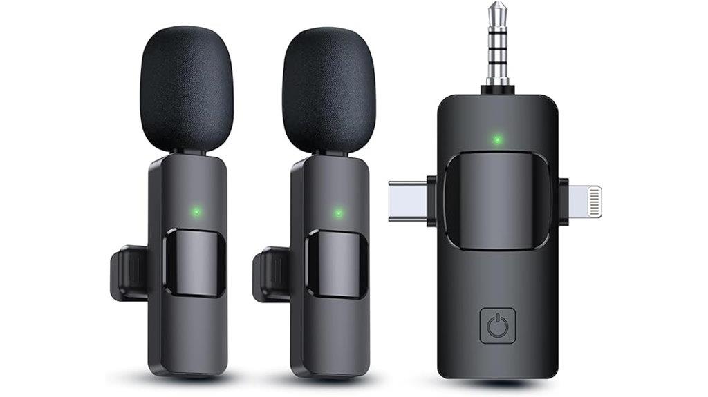wireless lavalier microphone system