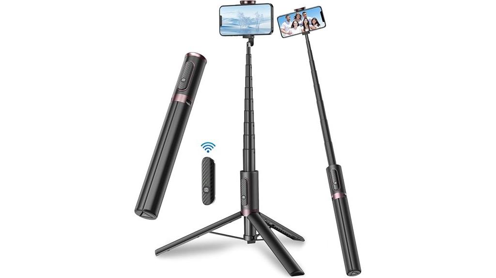 wireless remote selfie tripod