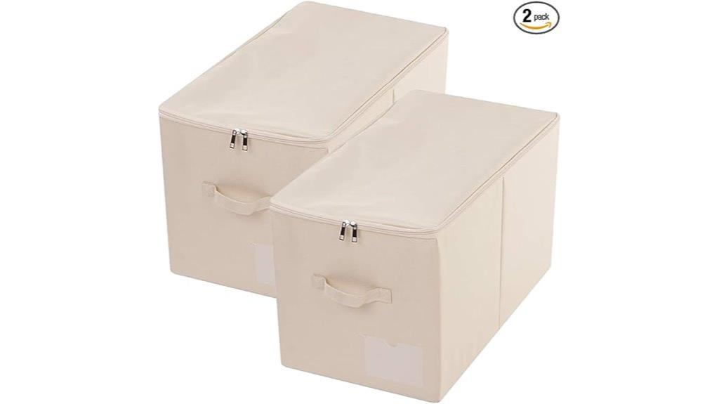 zip lidded storage bins