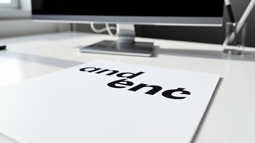 choosing clear readable fonts