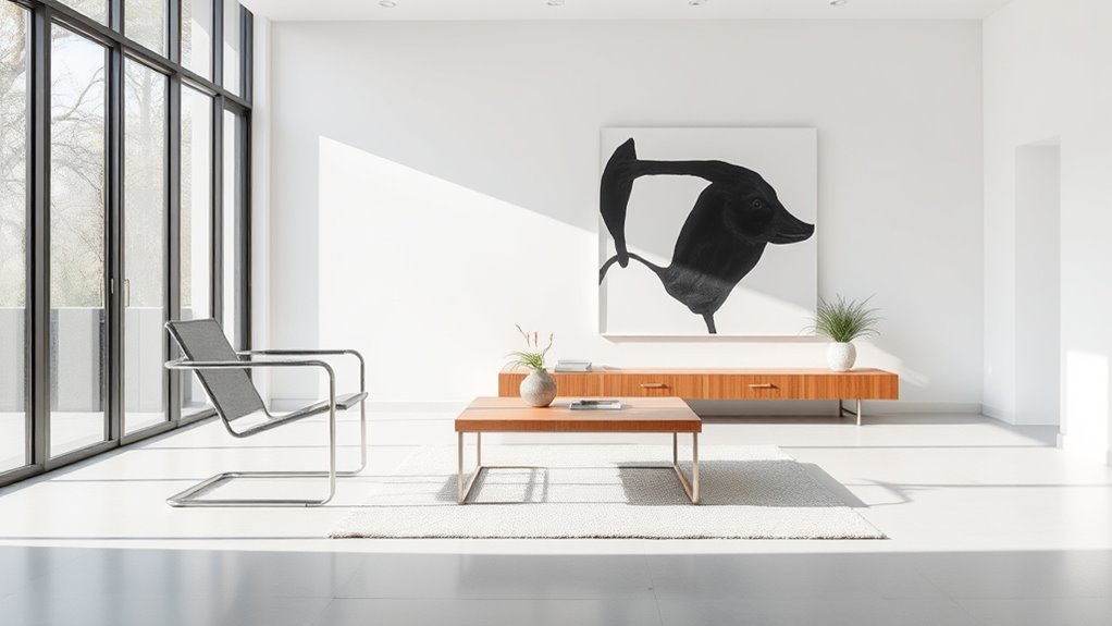 clean functional minimalist design