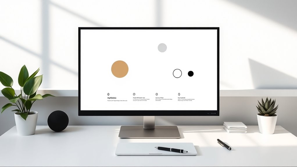clear simple engaging visuals