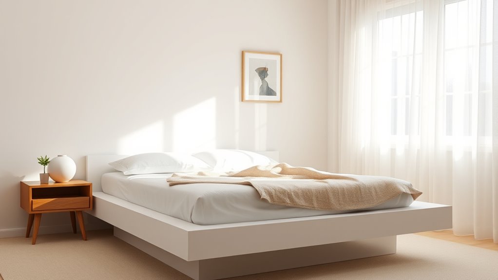 create calm clutter free space