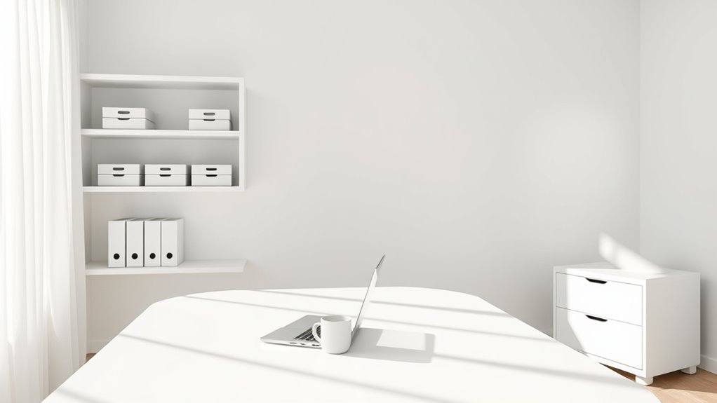 eco friendly organized workspace
