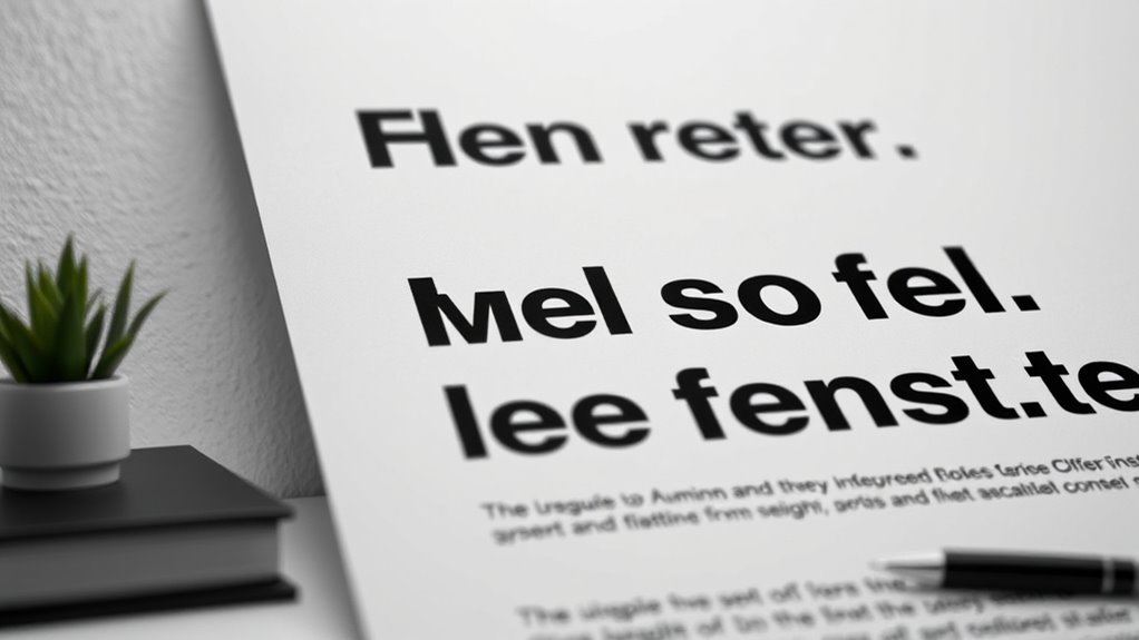 effective font style hierarchy