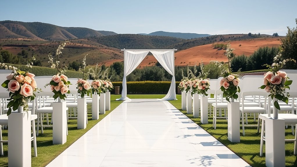 elegant natural minimalist venue